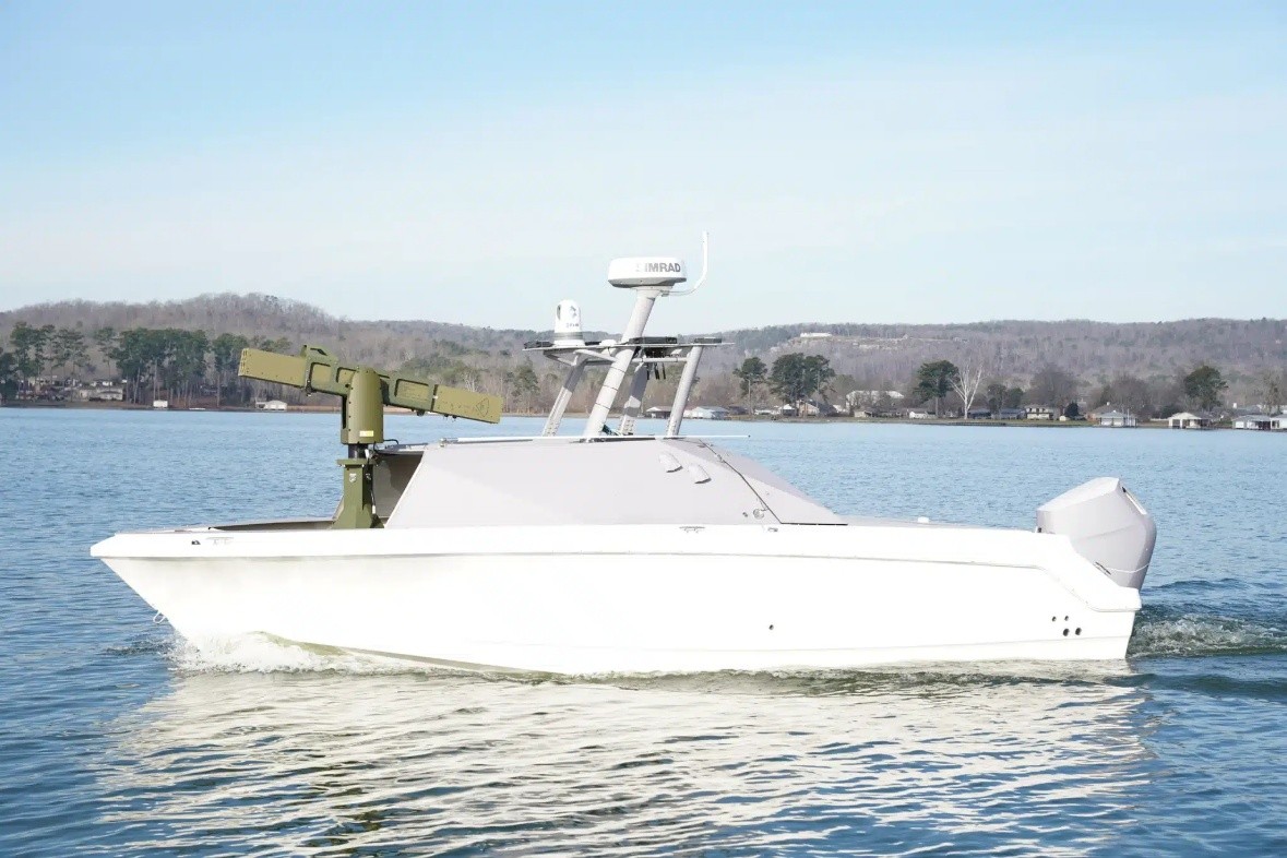 Mantis marinised and integrated onto a vessel with a guided munition payload